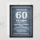 Search for country 60th birthday invitations Wood