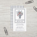 Search for wildflower business cards Cottagecore