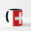 Search for swiss flag mugs Country