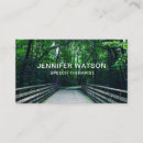 Search for forest path business cards Modern