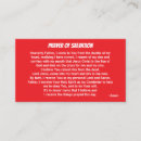 Search for salvation business cards Jesus