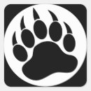 Search for paw and claw stickers Bear