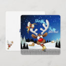 Search for cartoon reindeer christmas cards Festive