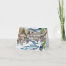 Search for vintage winter village christmas cards Landscape