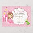 Search for prince and princess birthday invitations Castle