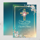 Search for rose gold first communion invitations Flowers