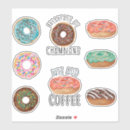 Search for illustrated food stickers Doughnuts