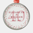 Search for 40th wedding anniversary christmas tree decorations Elegant