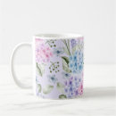 Search for watercolor hydrangea mugs Floral