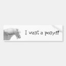 Search for pony bumper stickers Horse