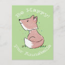 Search for woodland foxes postcards For kids