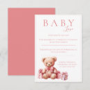 Search for bear rsvp cards Pink