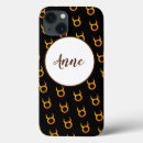 Search for taurus zodiac sign iphone cases Gold