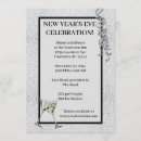 Search for new years party invitations Glitter