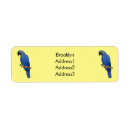 Search for macaw return address labels Bird