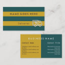 Search for delivery service business cards Logistics