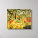 Search for jungle animal canvas prints Rousseau