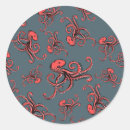 Search for vintage octopus stickers Sea