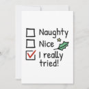 Search for naughty but nice cards Funny