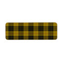 Search for yellow and black return address labels Tartan