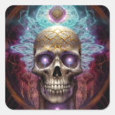 Search for psychedelic skull stickers Colourful