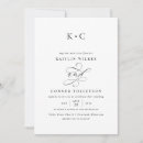 Search for romantic calligraphy wedding invitations Modern