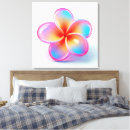 Search for frangipani flower canvas prints Floral