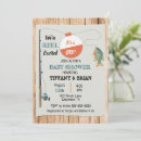 Search for fishing baby shower invitations Blue