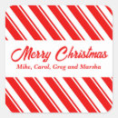 Search for red candy cane stripes stickers Striped