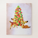 Search for vintage christmas tree puzzles Green