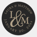 Search for black wedding stickers Stylish and chic