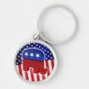 Search for republican elephant key rings Election