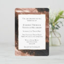 Search for black and rose gold wedding invitations Chic