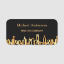 Search for black and gold name tags Employee