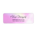 Search for pastel pink return address labels Whimsical