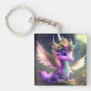 Search for purple dragon key rings Magical