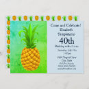 Search for hawaiian 40th birthday invitations Pineapple