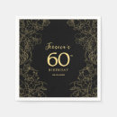 Search for 60th birthday napkins Floral