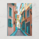 Search for retro landscape postcards Illustration