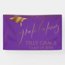 Search for purple and gold graduation banners Congratulations