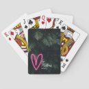 Search for last name playing cards Unique