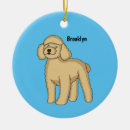 Search for brown dog christmas tree decorations Poodle