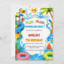 Search for water park invitations Splish splash