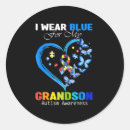Search for autism ribbon stickers Blue