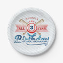 Search for baseball paper plates All star