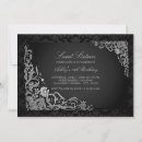 Search for silver sweet 16 invitations Flowers