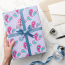 Search for purple paisley wrapping paper White