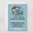 Search for gone fishing retirement invitations Party
