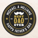 Search for dad coasters Moustache