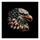 Search for american eagle flag posters Bald